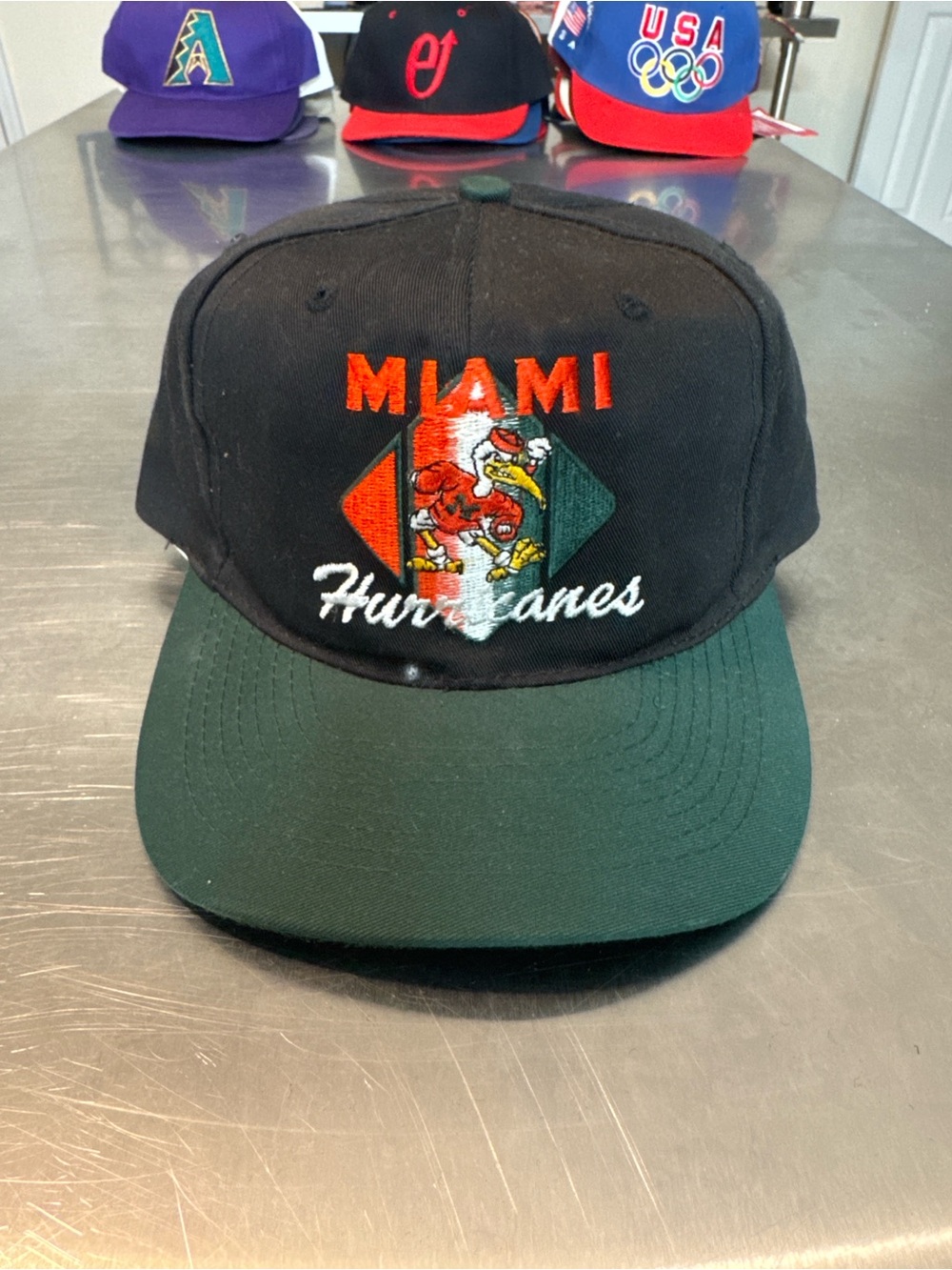 Vintage Miami Hurricanes snapback hat